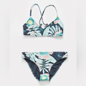 EUC worn 1x girls Roxy bikini size xs 7